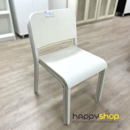 2 Stackable Chairs metal frame