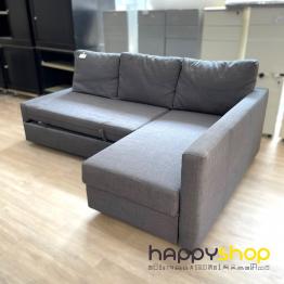 L-Shape Fabric Sofa Bed with Storage