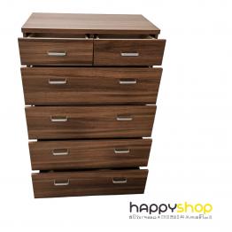RED APPLE Chest of 6 Drawers