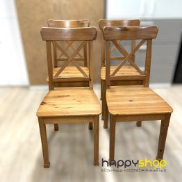 4 INGOLF Wooden Chairs (Discounted Item)